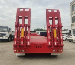 
										4axles 100t low bed trailer full									