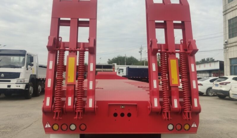 
								4axles 100t low bed trailer full									