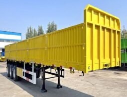 
										CIMC 3 Axles 13m 1200mm Sidewall Drop-side Trailer full									
