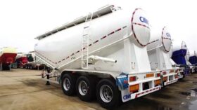  3 Axles Cement Tank Semi Trailer