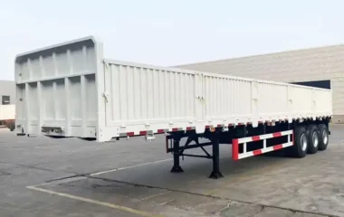 Tri Axle Drop Side Semi Trailer