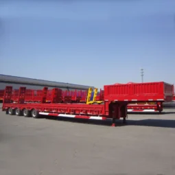 
										4 Axle 100 Ton Low bed Trailer full									