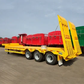 3 Axles Gooseneck Lowbed Trailer