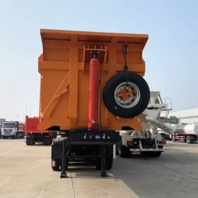  4 Axle 80 Ton dump semi trailer