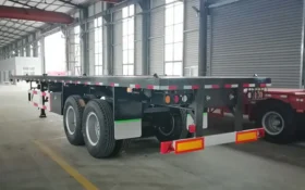  2 axle 20ft flatbed trailer